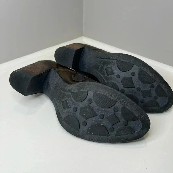 Mjus Italian Leather Slip On Brown Bootie - Picture 9 of 13